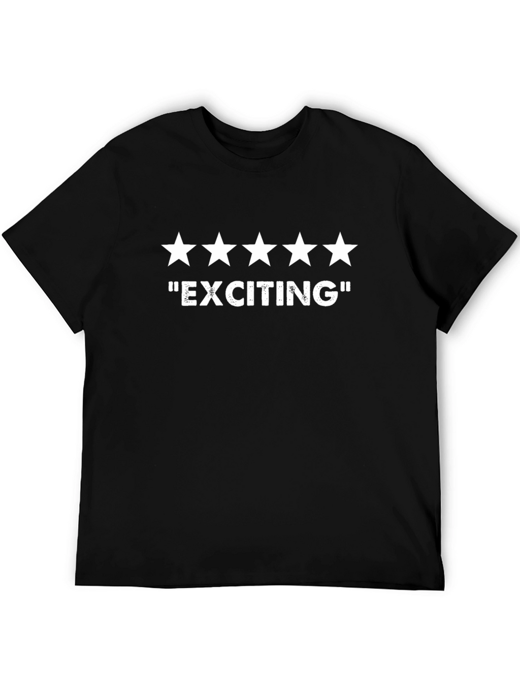 Exciting 5-Star Rated Black T-Shirt