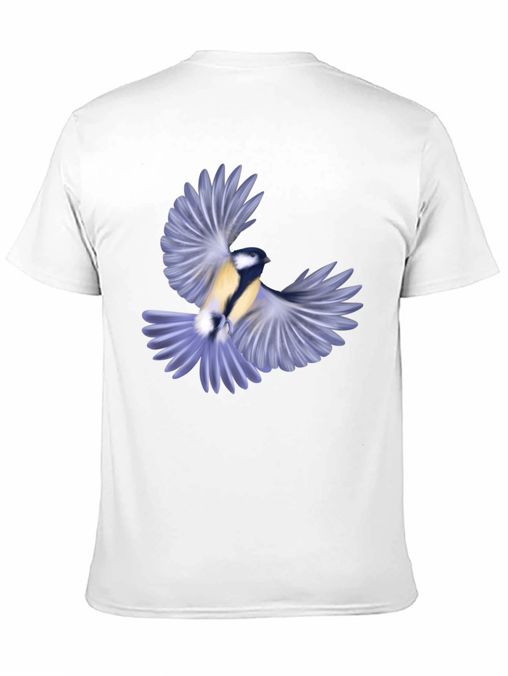 Bird Graphic Black T-Shirt for Men