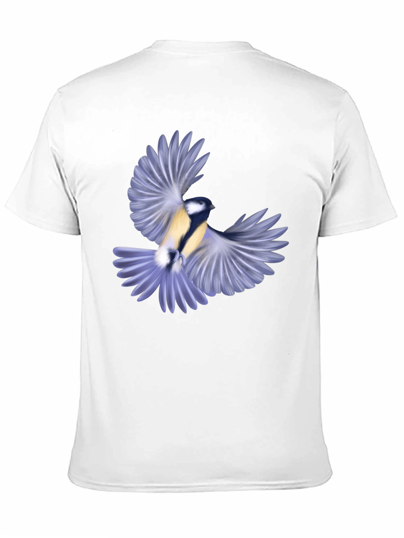 Bird Graphic Black T-Shirt for Men