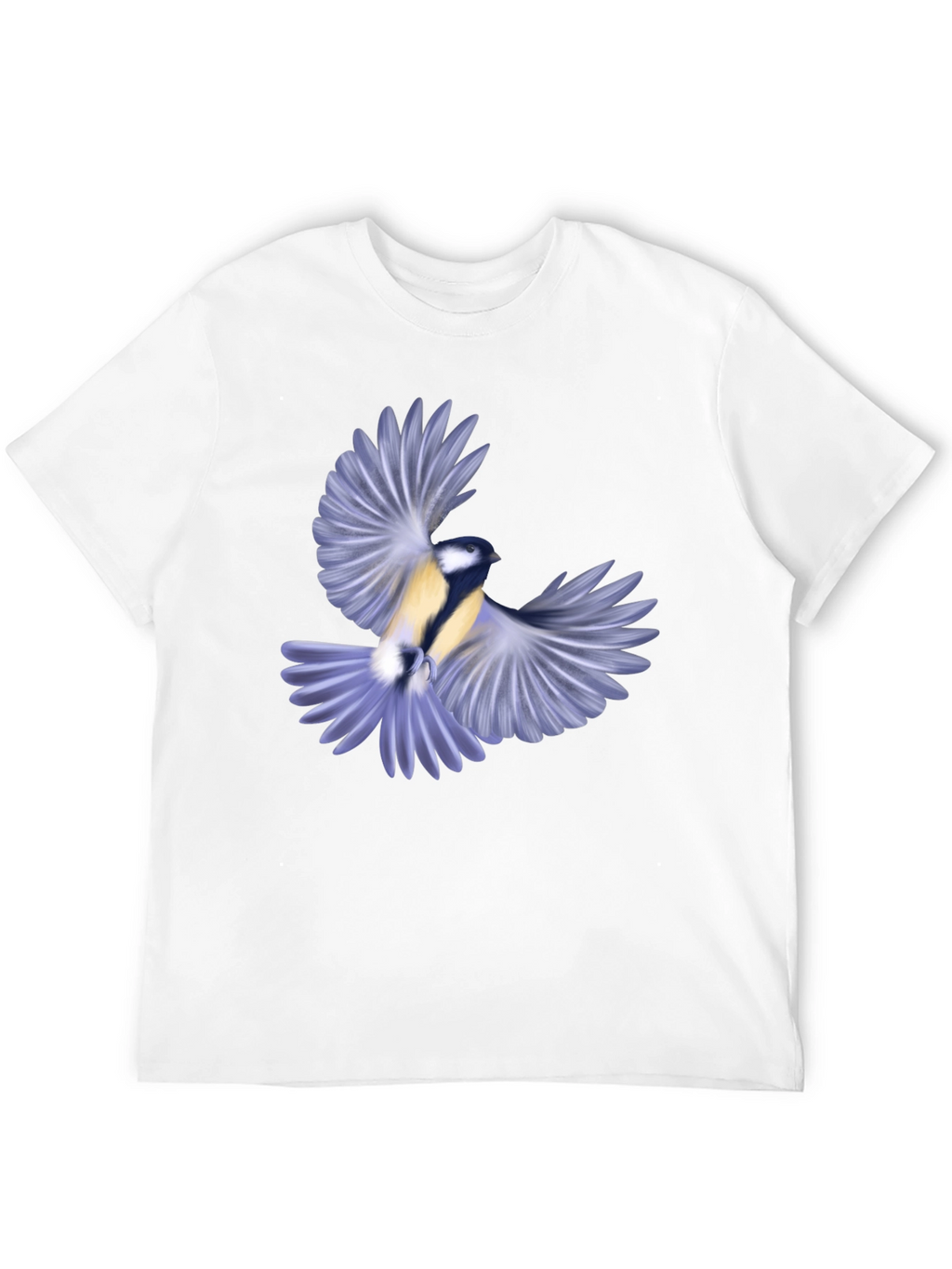 Bird Graphic Black T-Shirt for Men