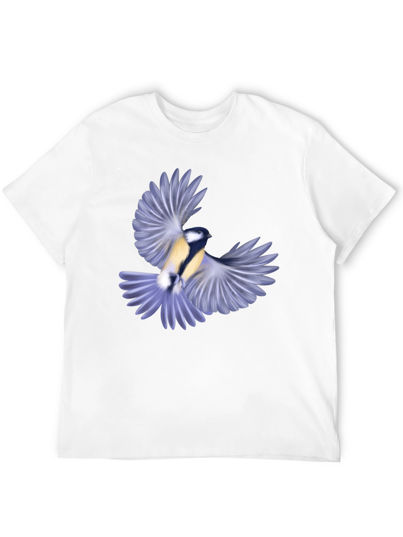 Bird Graphic Black T-Shirt for Men