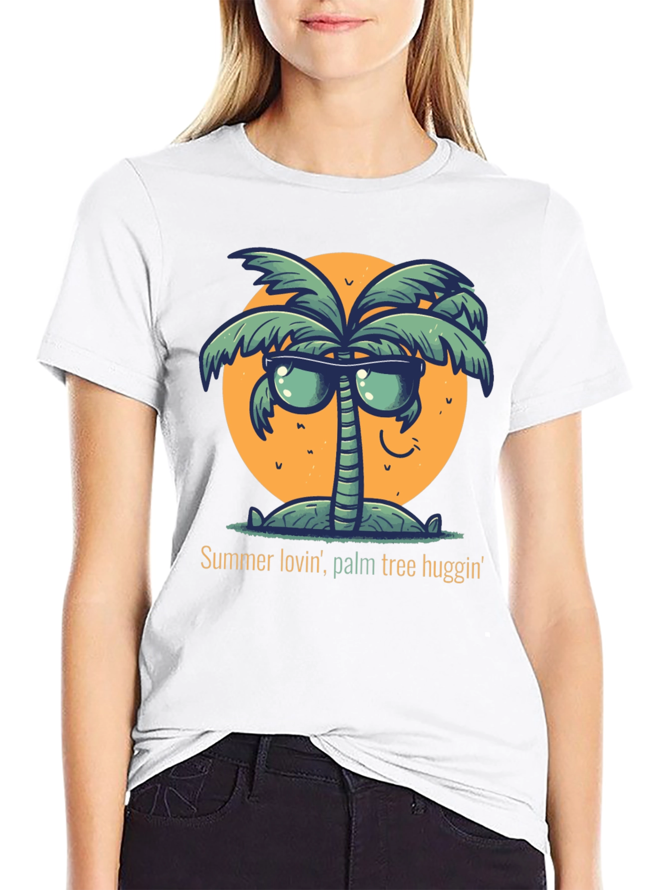 Summer Lovin Palm Tree Huggin T-Shirt