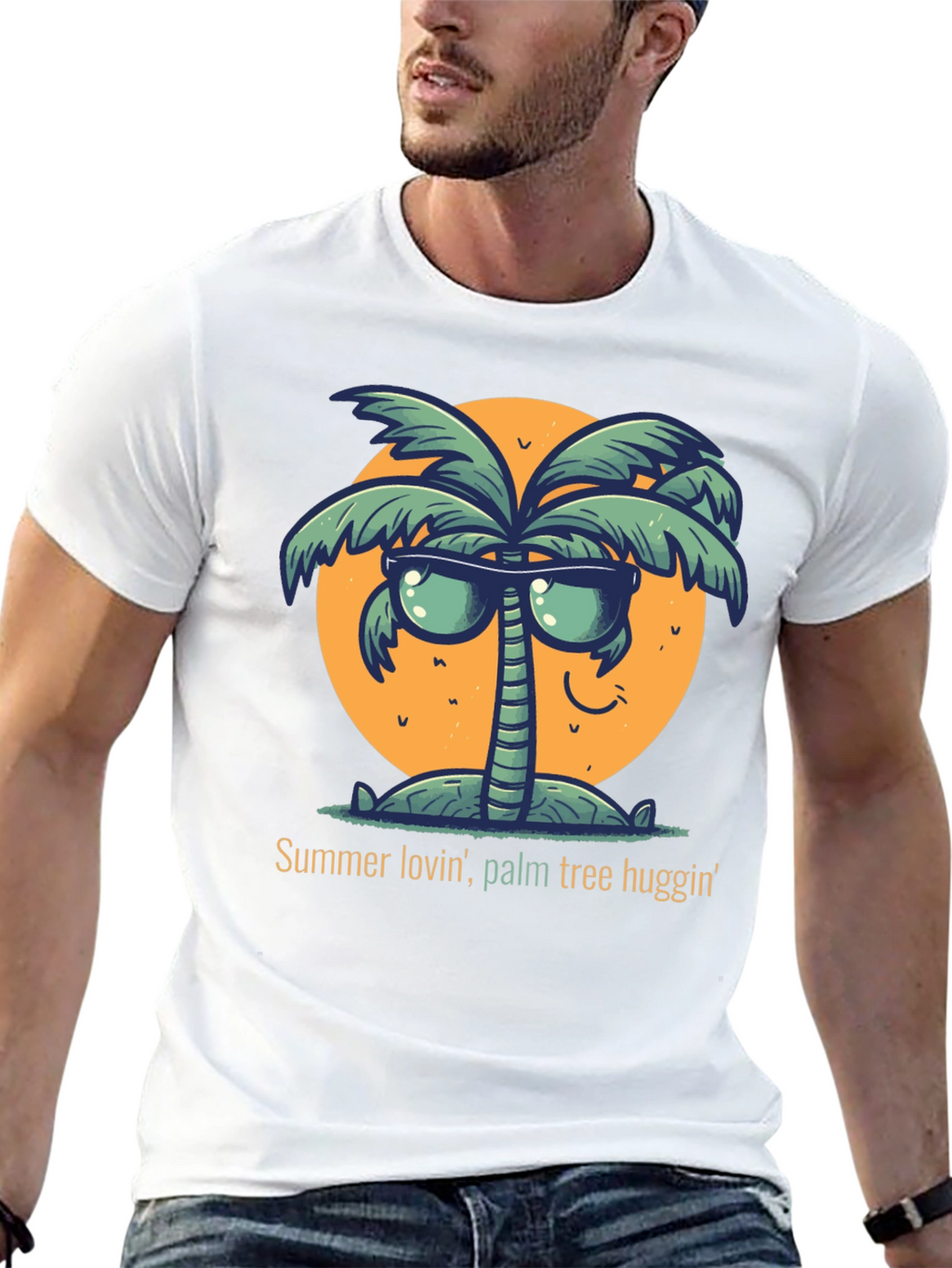 Summer Lovin Palm Tree Huggin T-Shirt