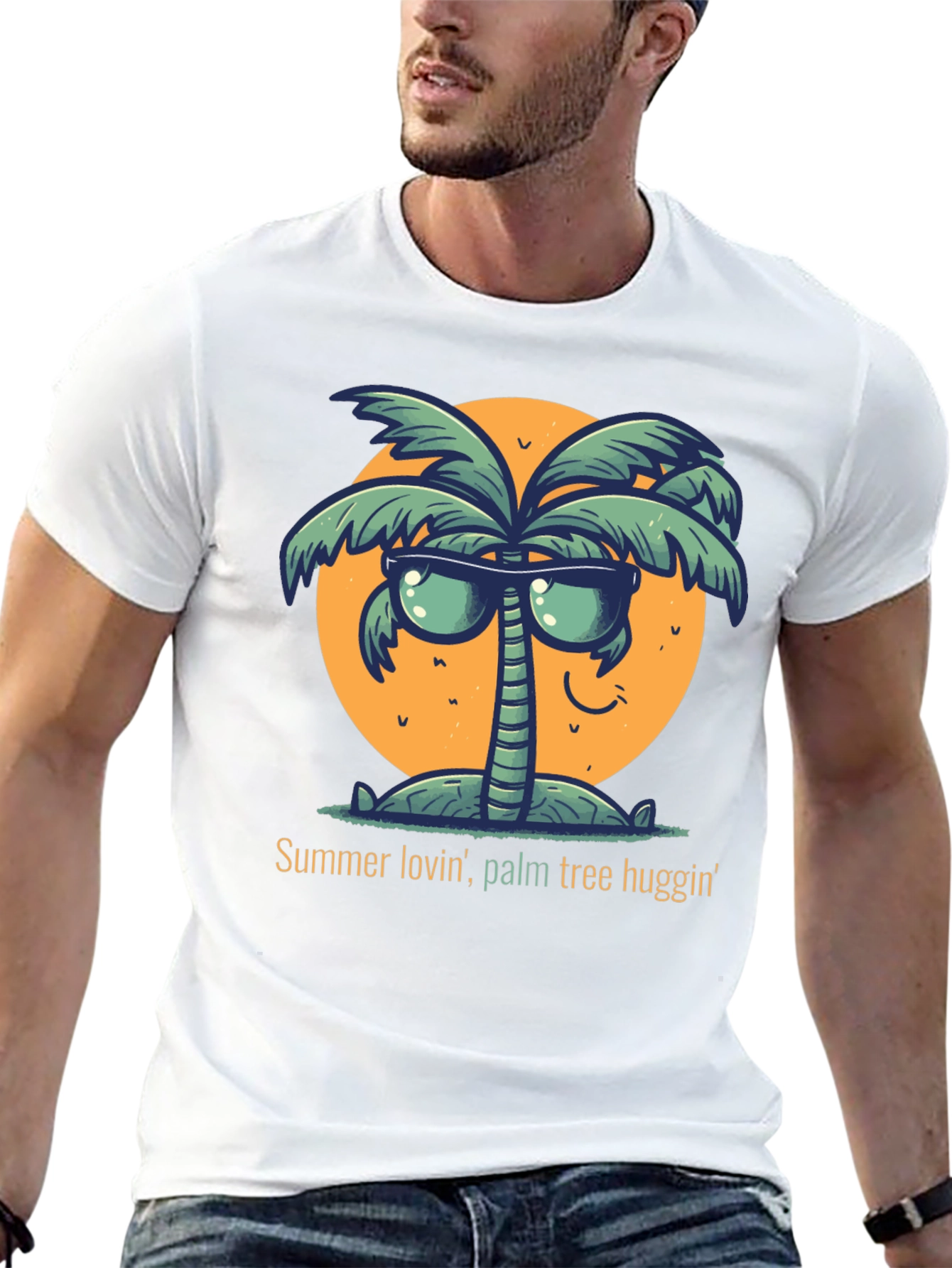 Summer Lovin Palm Tree Huggin T-Shirt