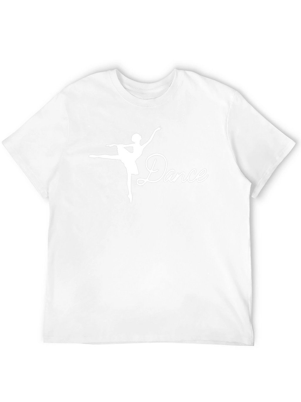 Dance Ballerina Graphic Black T-Shirt
