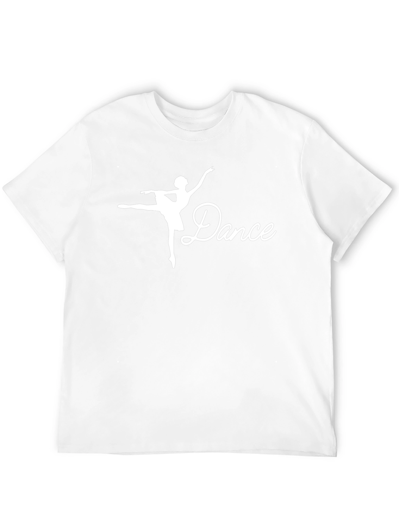 Dance Ballerina Graphic Black T-Shirt