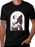 Wolf Mountainscape Graphic Tee