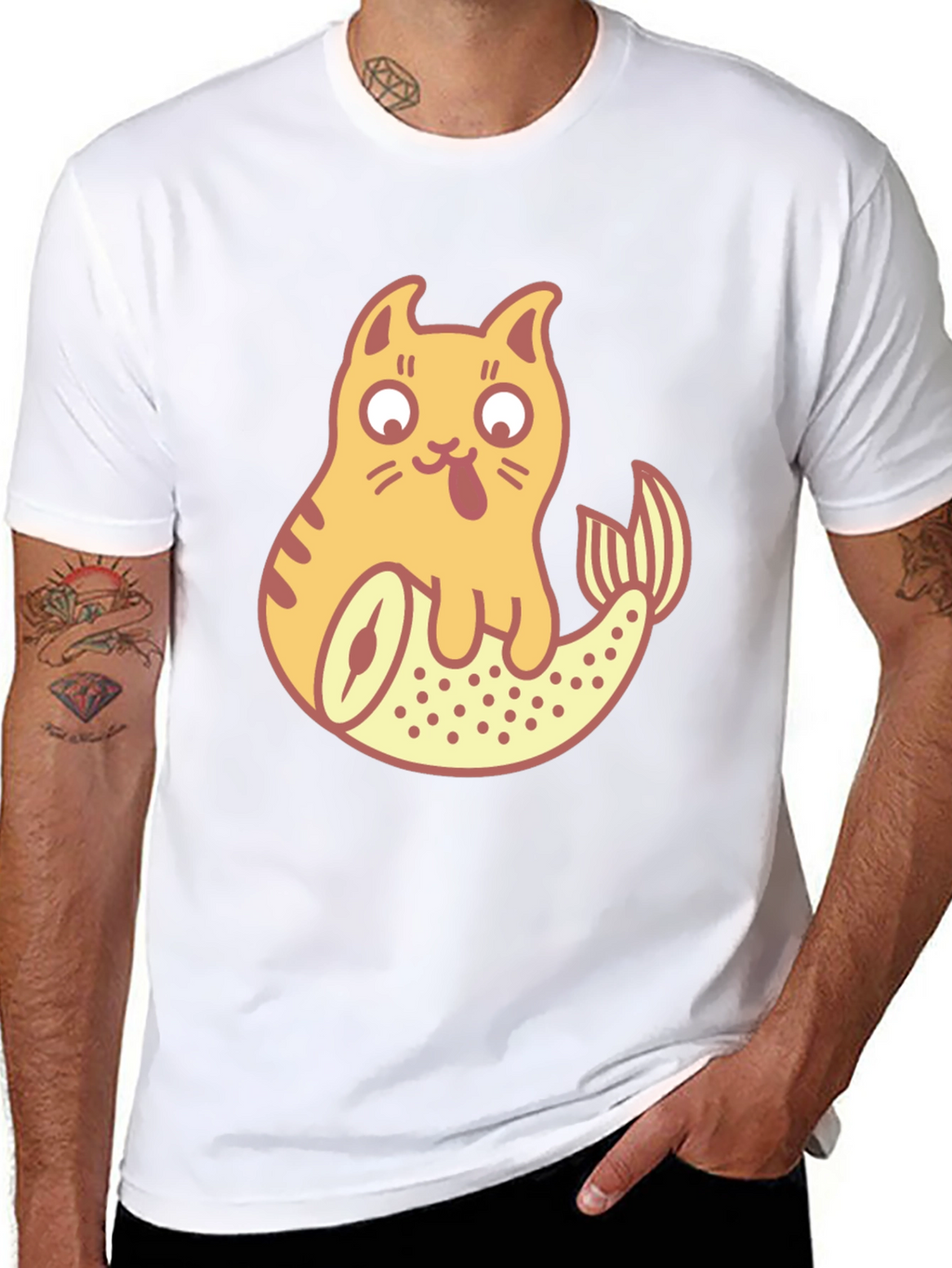 Catfish Graphic T-Shirt - Fun Novelty Tee