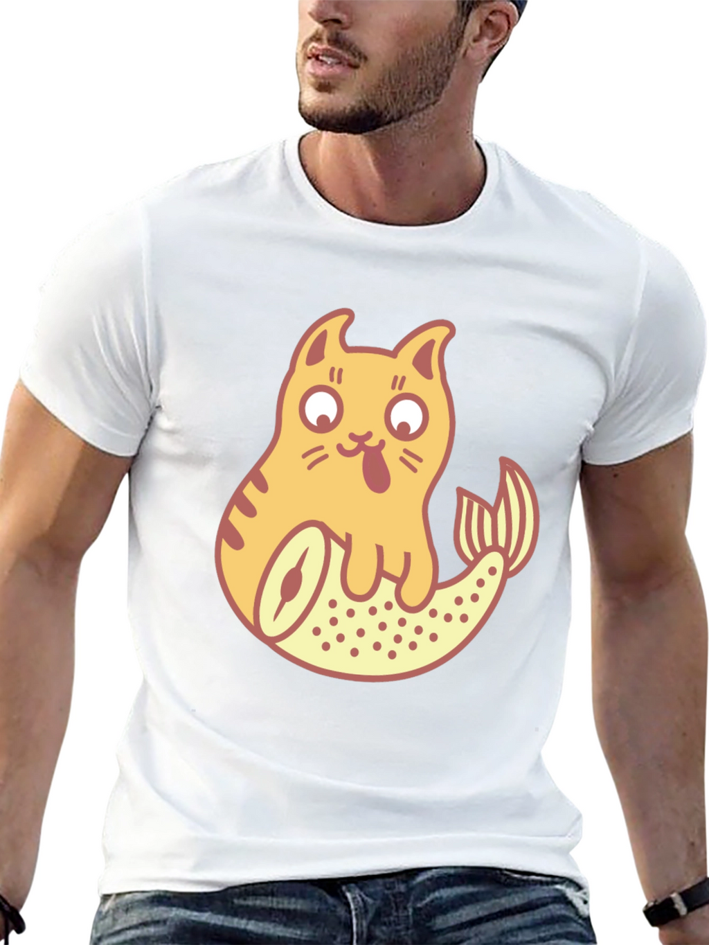Catfish Graphic T-Shirt - Fun Novelty Tee