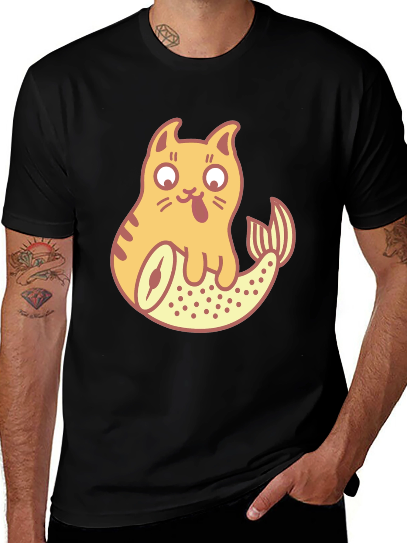 Catfish Graphic T-Shirt - Fun Novelty Tee