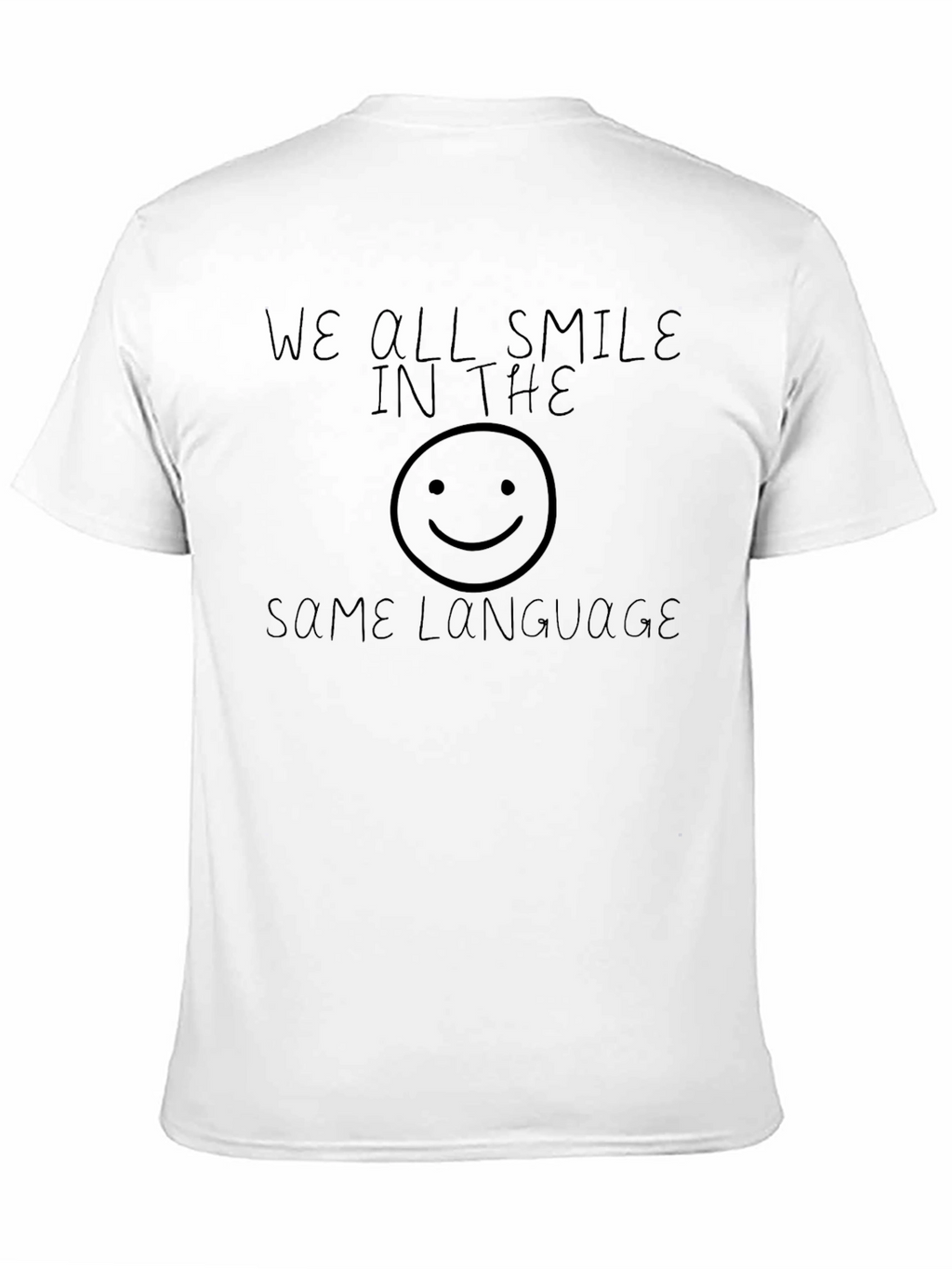 Smile Language Black T-Shirt
