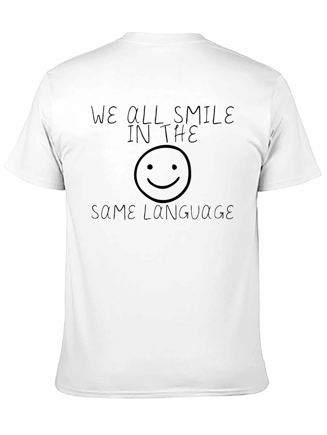 Smile Language Black T-Shirt