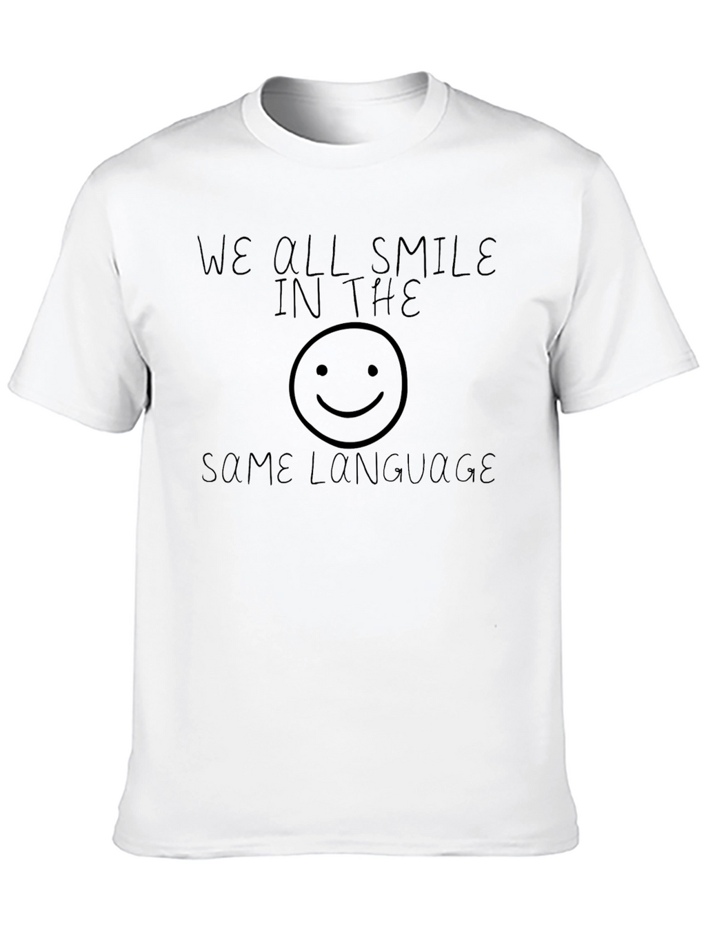Smile Language Black T-Shirt