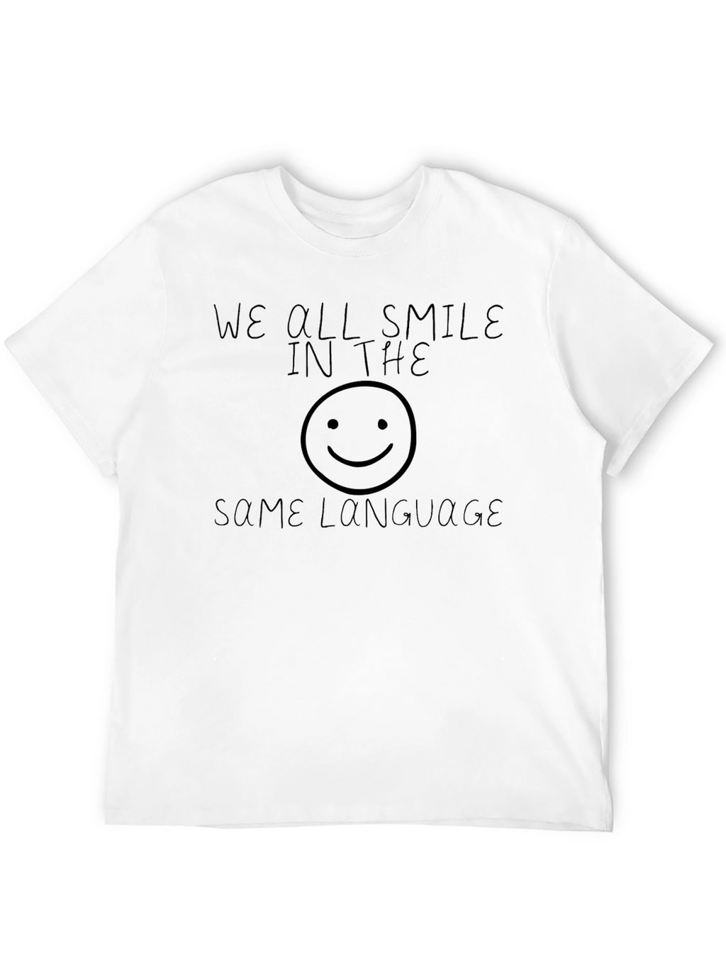 Smile Language Black T-Shirt