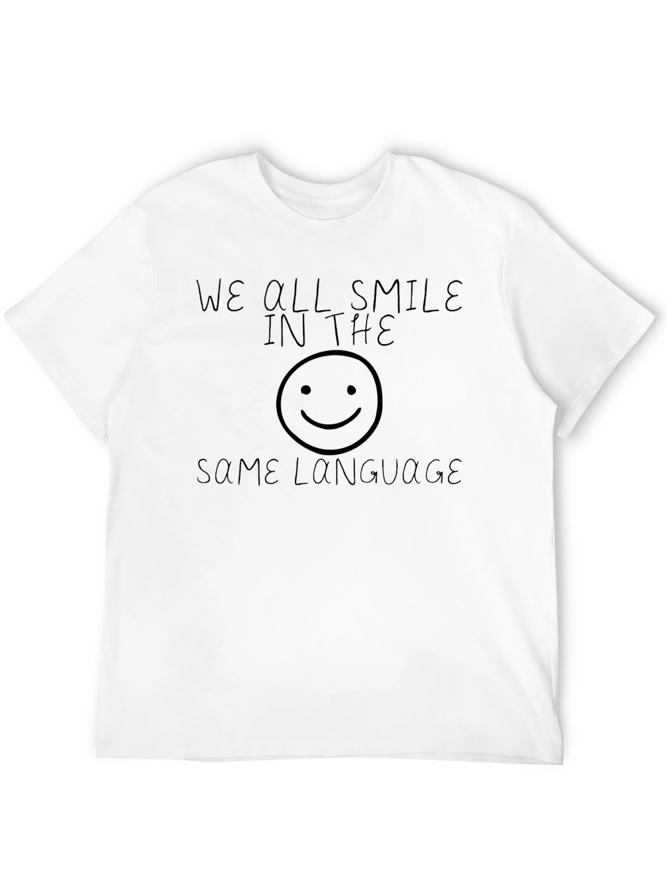 Smile Language Black T-Shirt