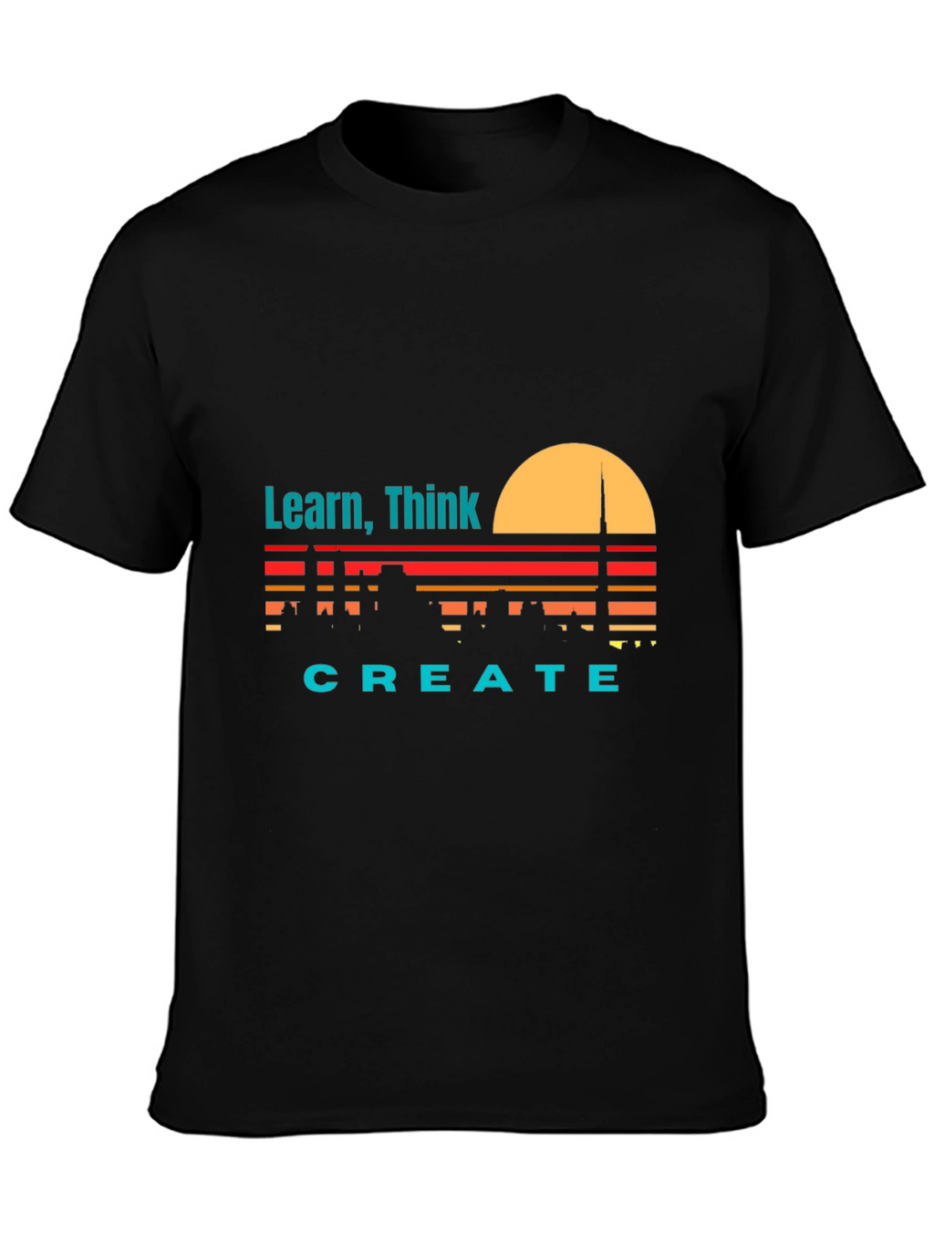 Learn Think Create Graphic Tee