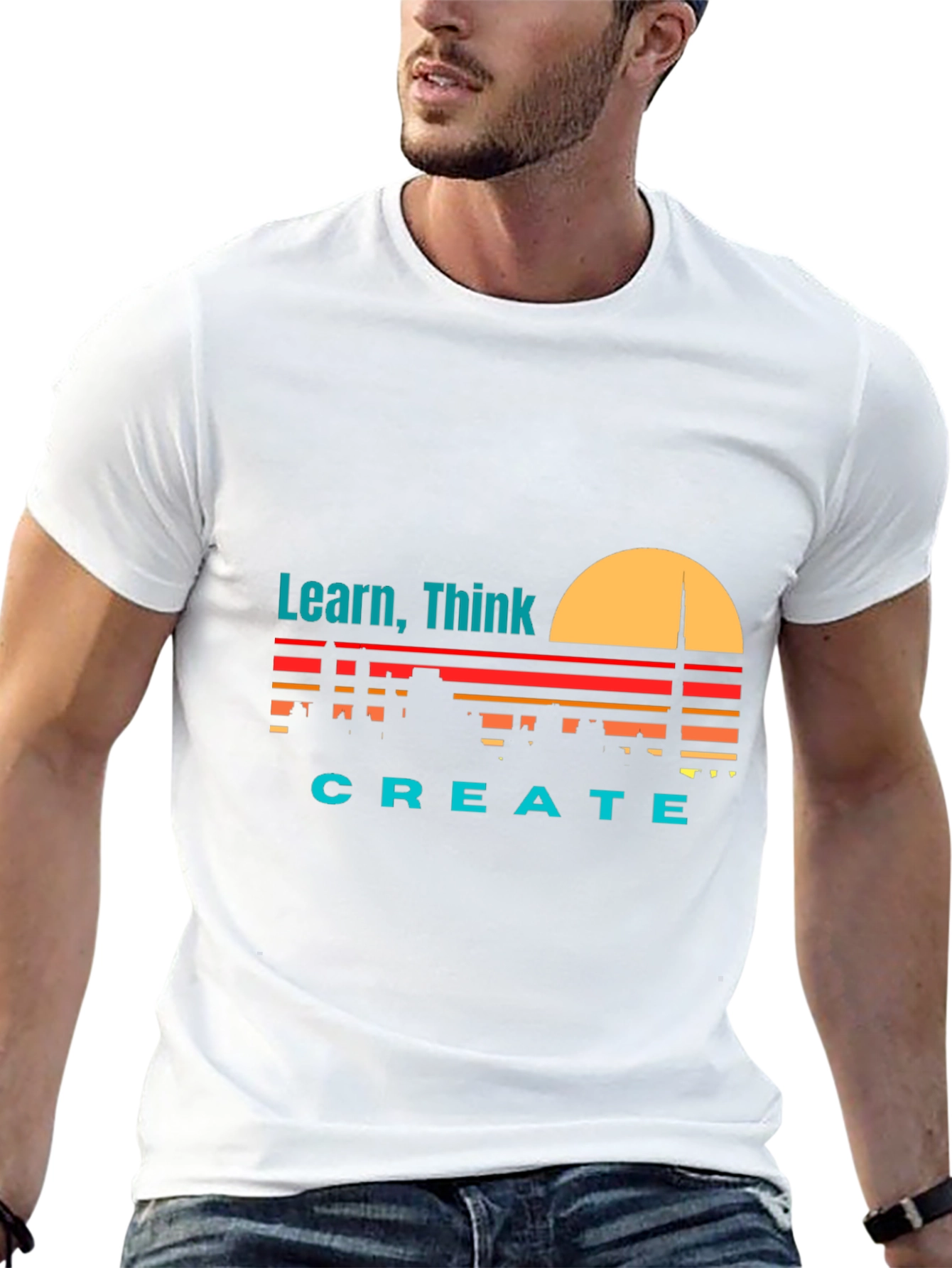 Learn Think Create Graphic Tee