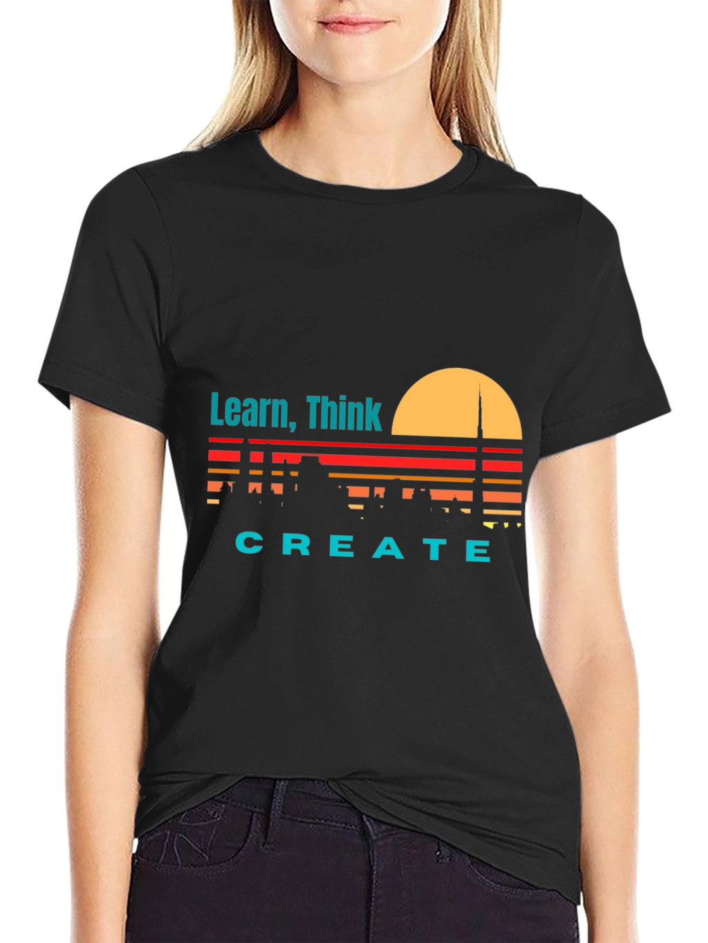 Learn Think Create Graphic Tee