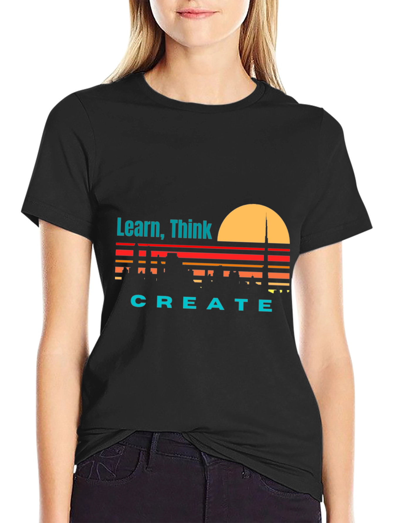Learn Think Create Graphic Tee
