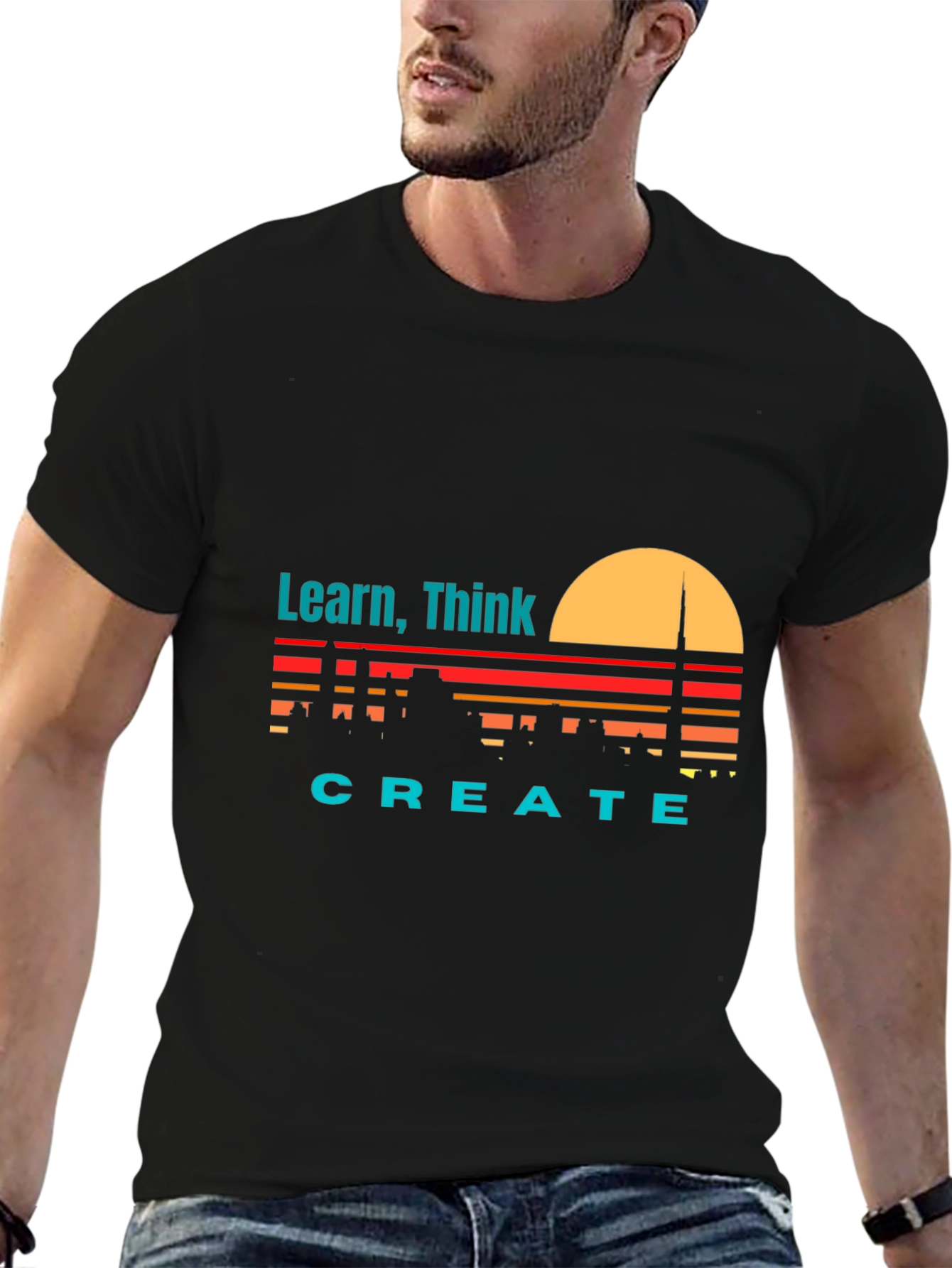 Learn Think Create Graphic Tee