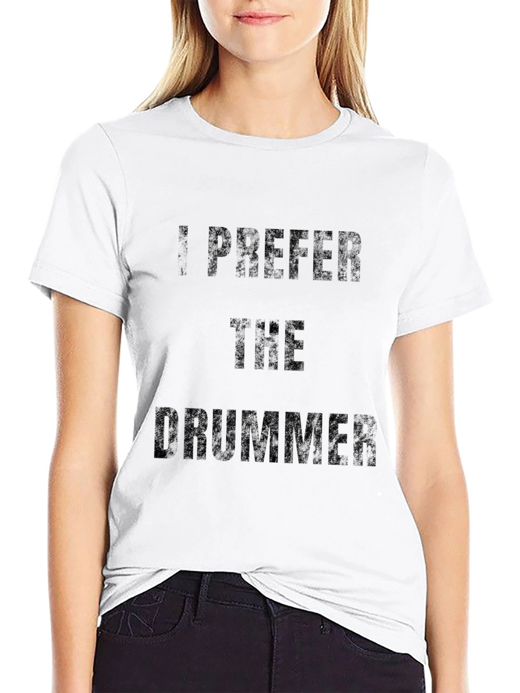 I Prefer the Drummer - Novelty T-Shirt