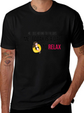 Relaxation Mode Black T-Shirt