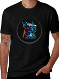 Dog with Glasses Graphic Tee