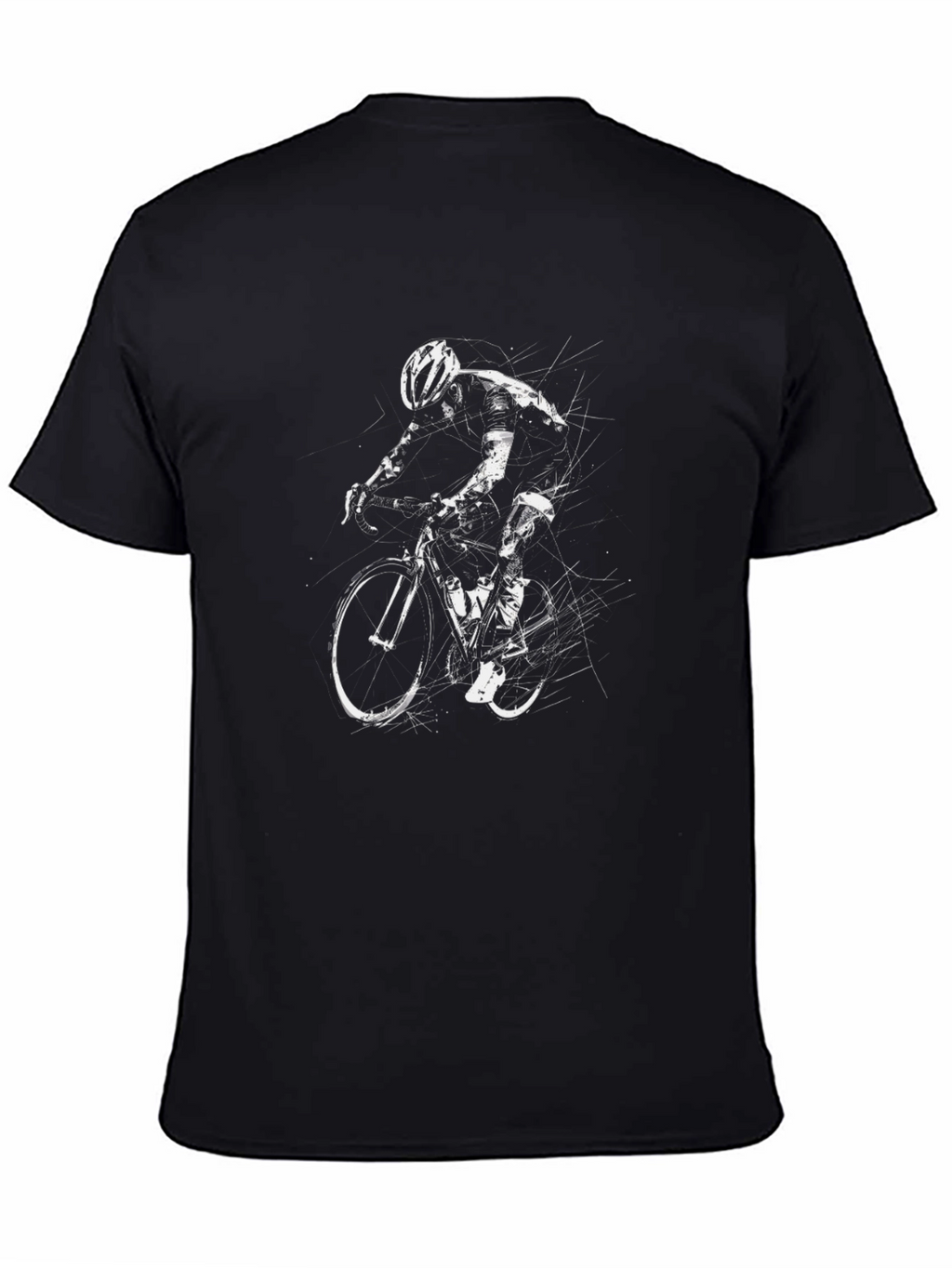Bicycle Graphic T-Shirt - Black Cotton Tee