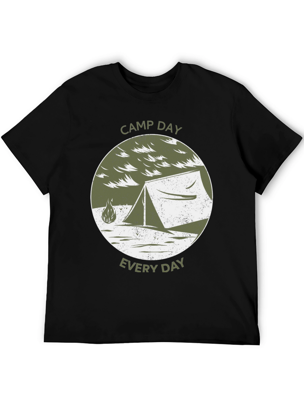 Camp Day Everyday T-Shirt Camping Tent Tee