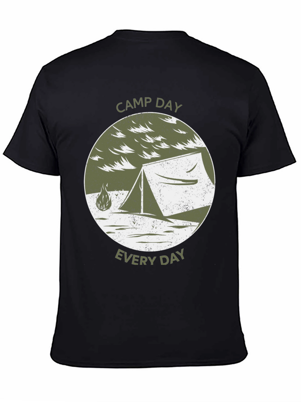 Camp Day Everyday T-Shirt Camping Tent Tee