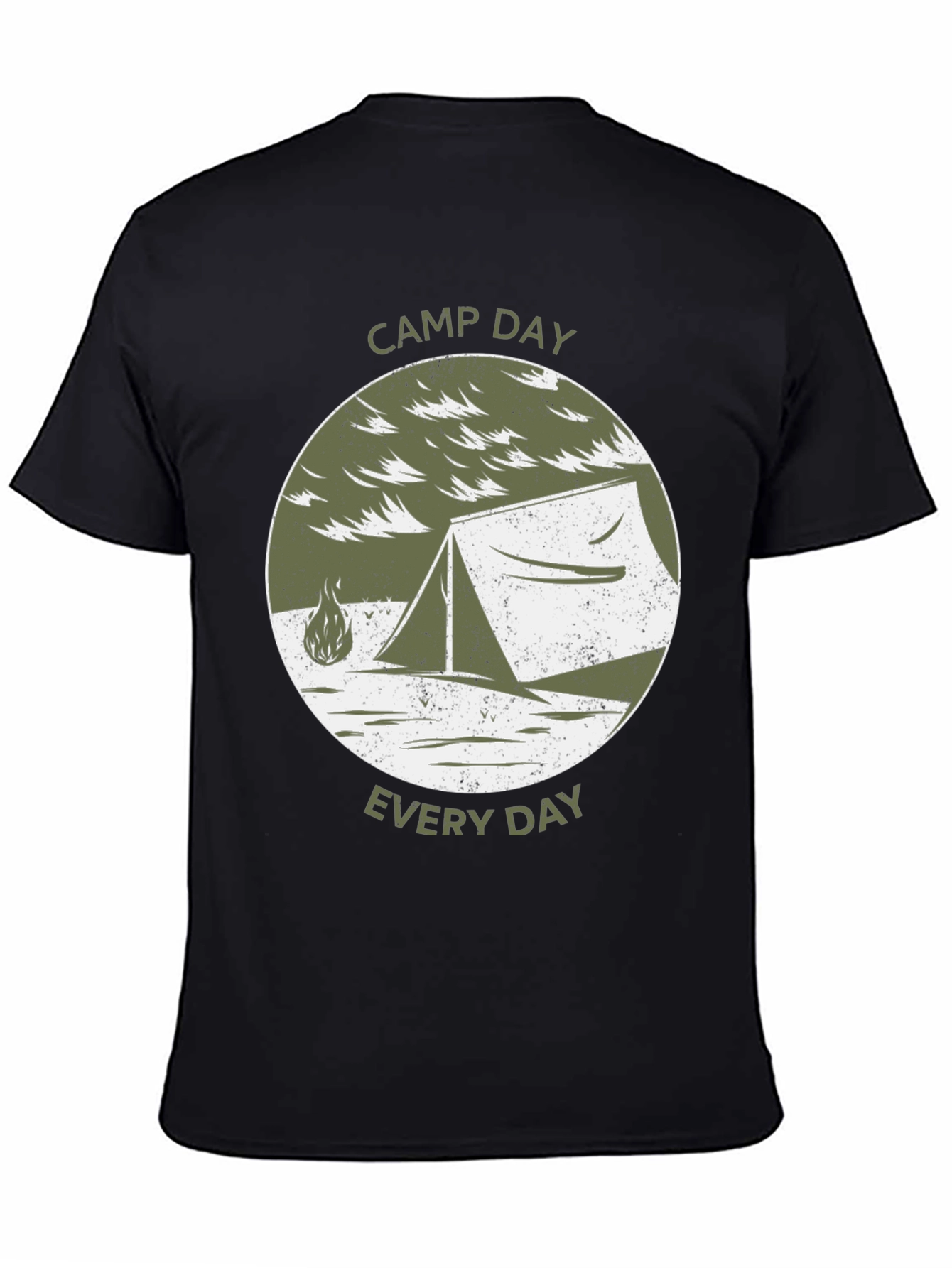 Camp Day Everyday T-Shirt Camping Tent Tee