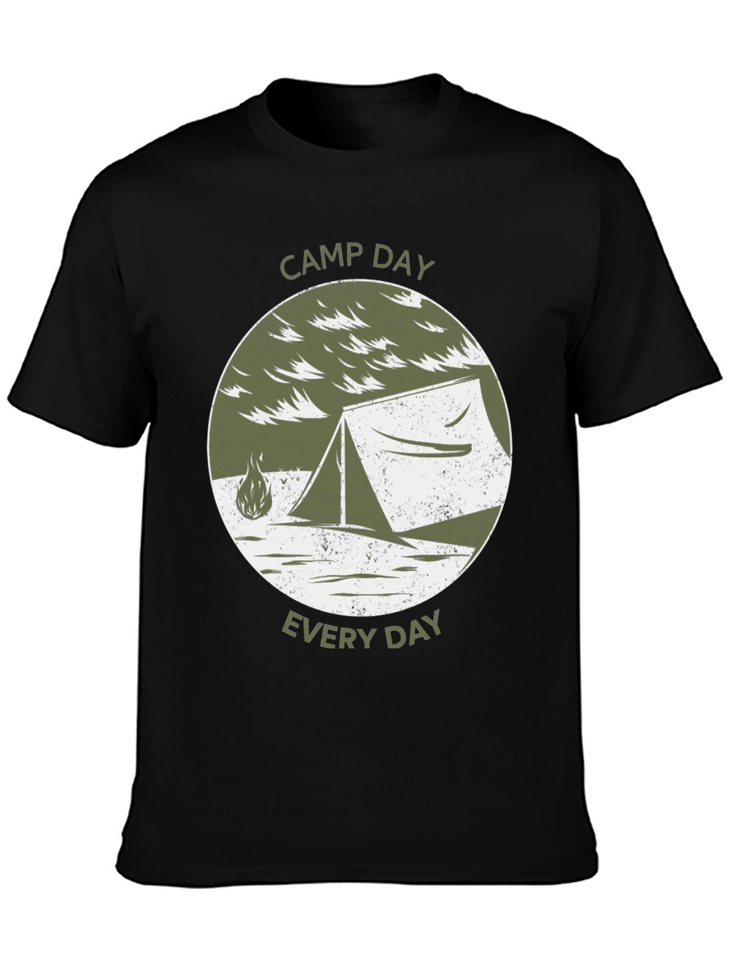 Camp Day Everyday T-Shirt Camping Tent Tee