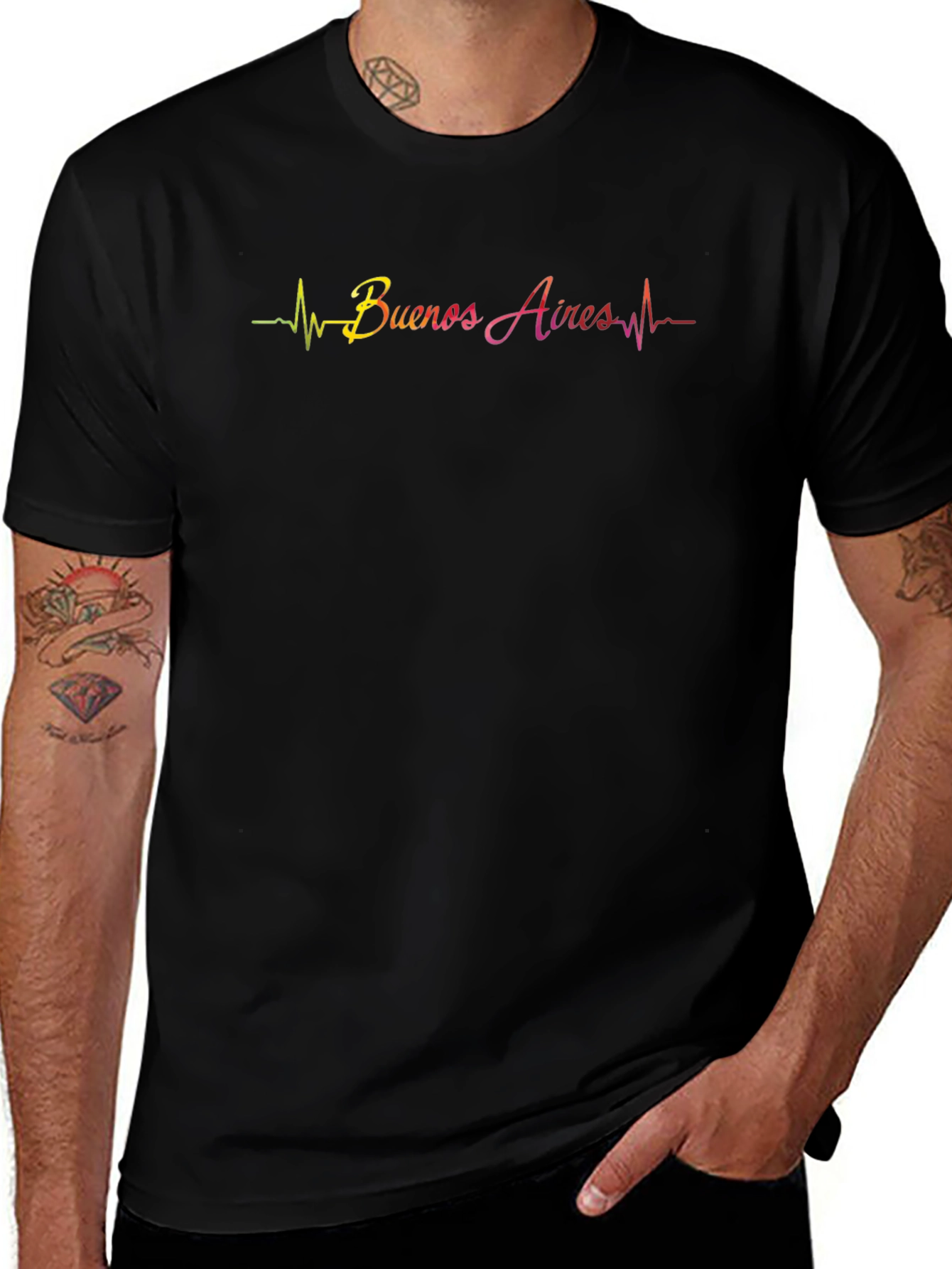 Buenos Aires Heartbeat T-Shirt - Stylish Graphic Tee