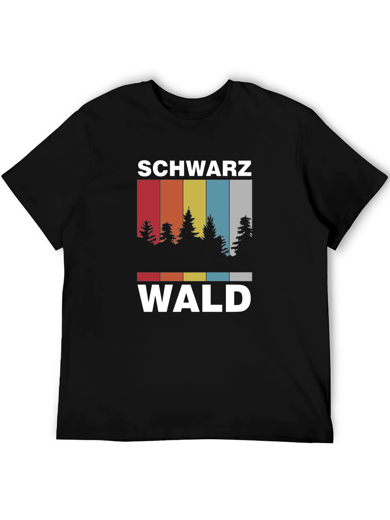 Schwarzwald T-Shirt Vintage Style Black Forest Tee