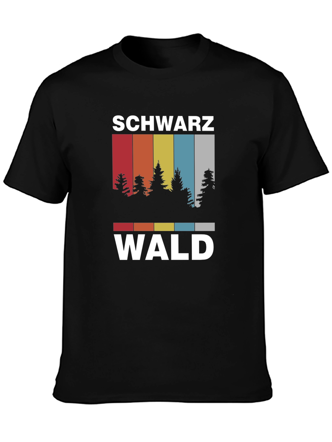 Schwarzwald T-Shirt Vintage Style Black Forest Tee