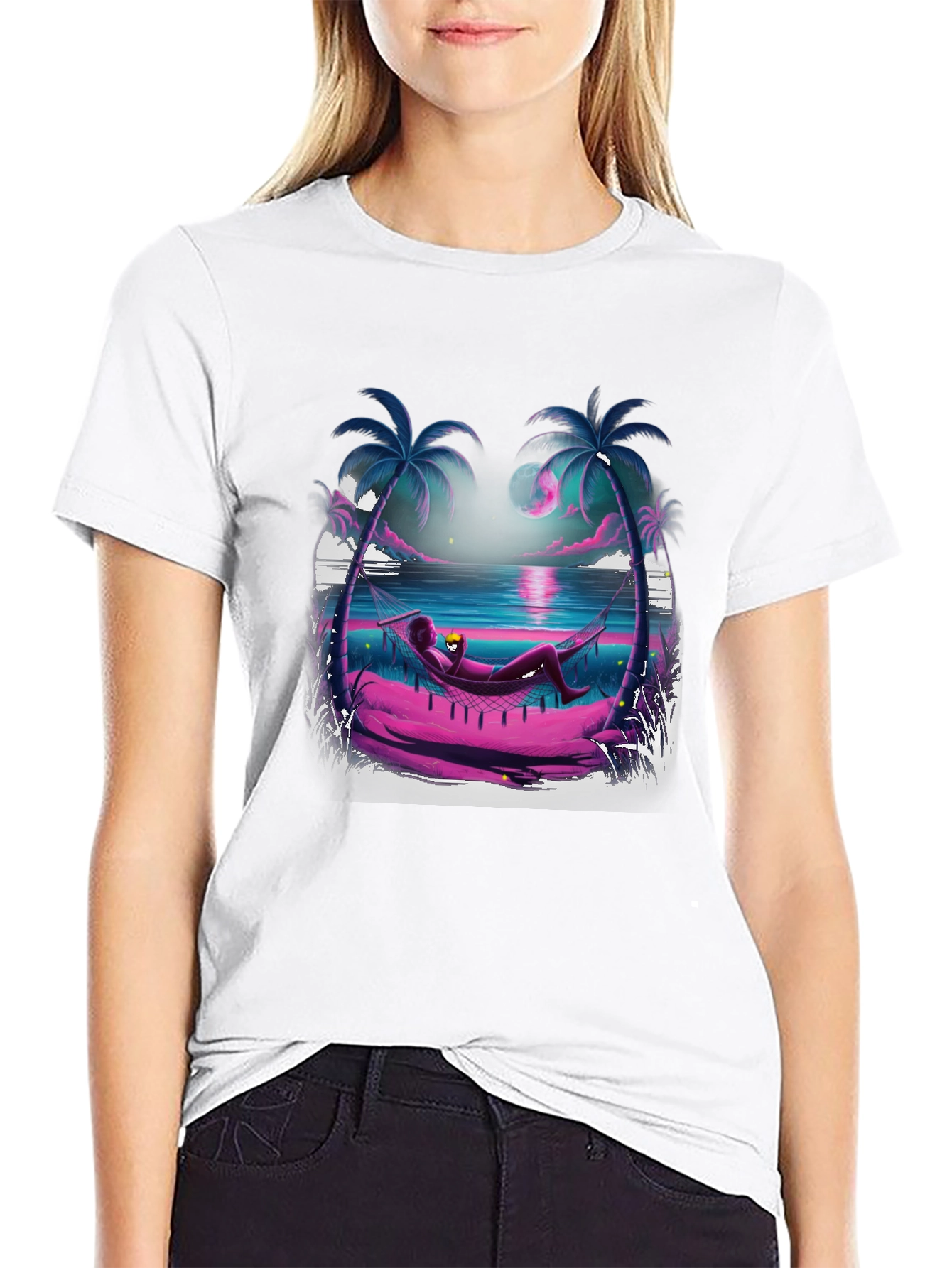 Tropical Hammock T-Shirt - Relax in Style