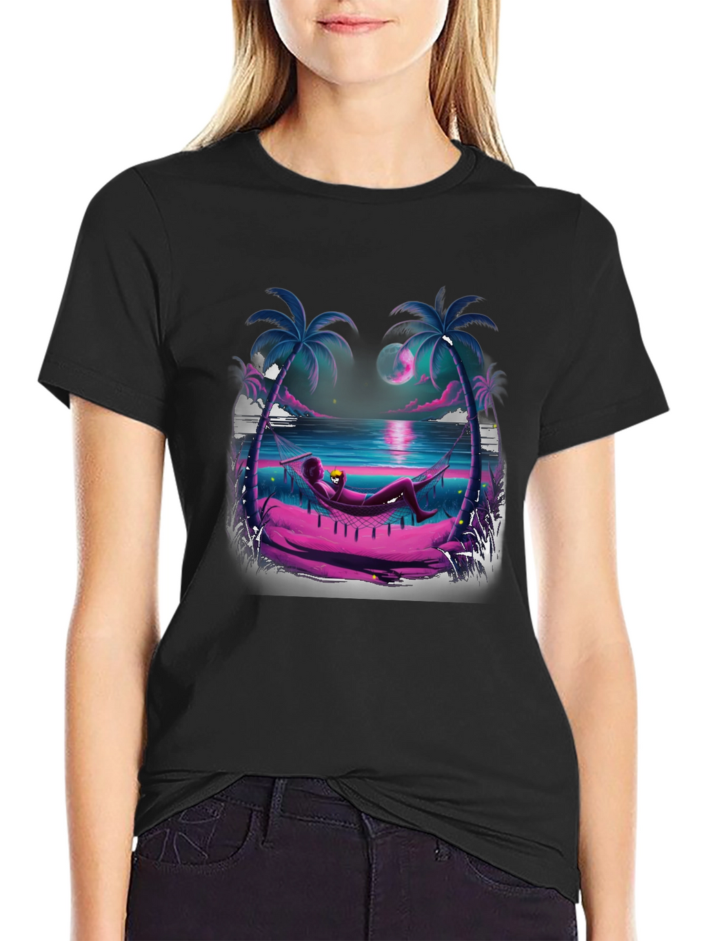Tropical Hammock T-Shirt - Relax in Style