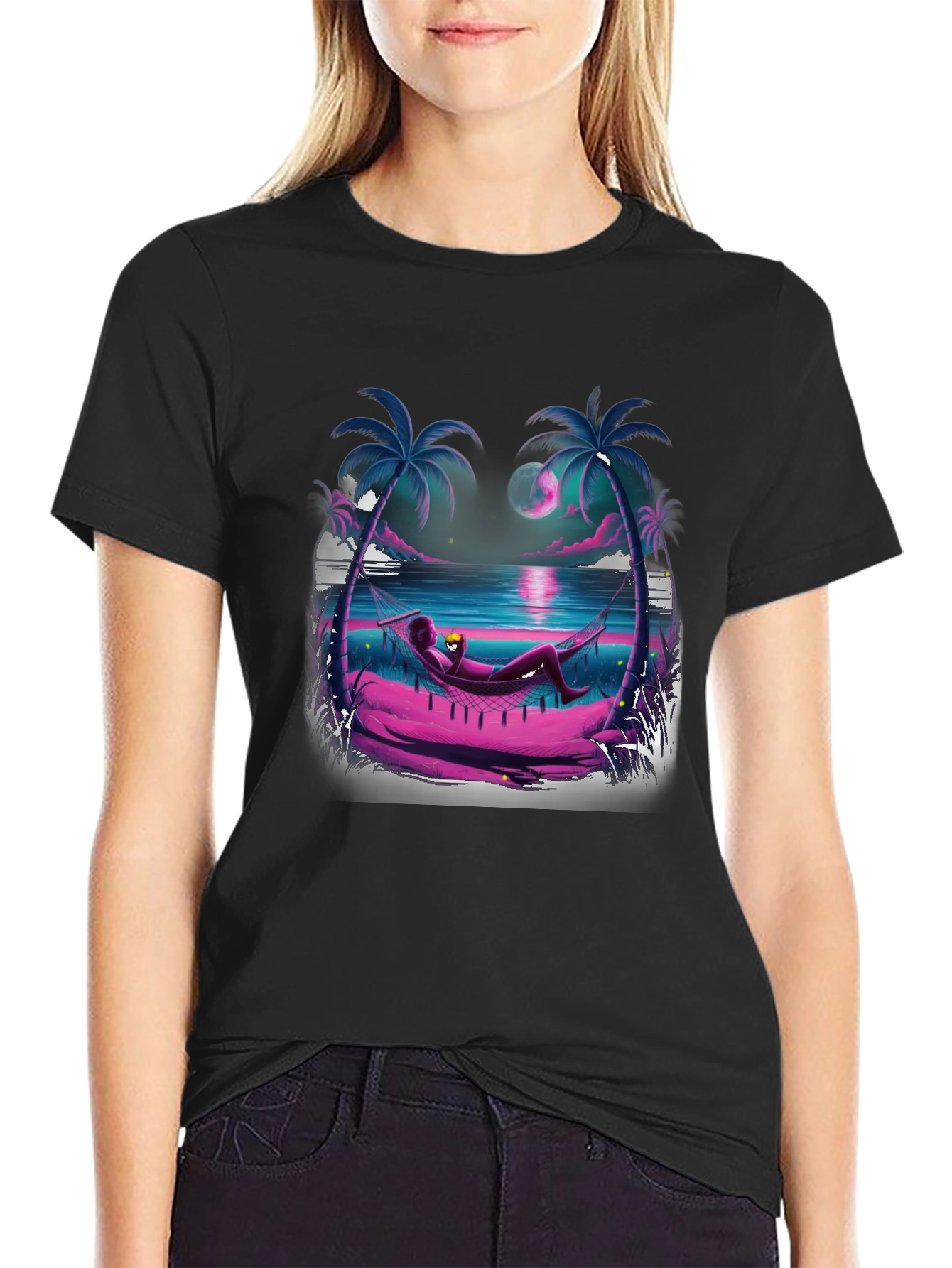 Tropical Hammock T-Shirt - Relax in Style