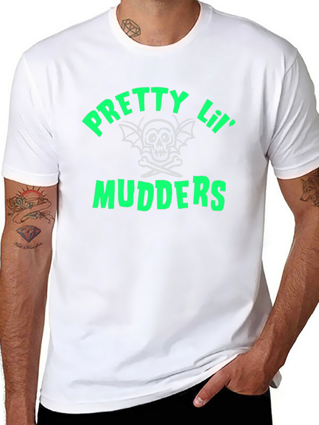 Pretty Lil Mudders Black Graphic T-Shirt