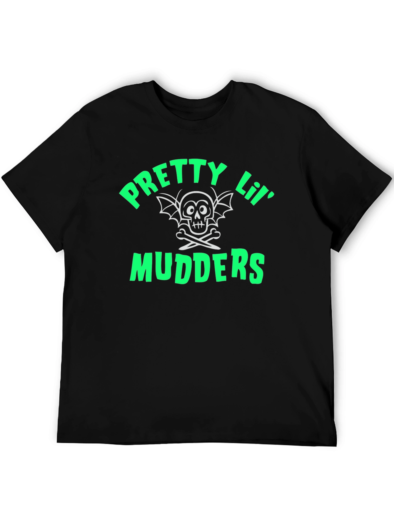 Pretty Lil Mudders Black Graphic T-Shirt
