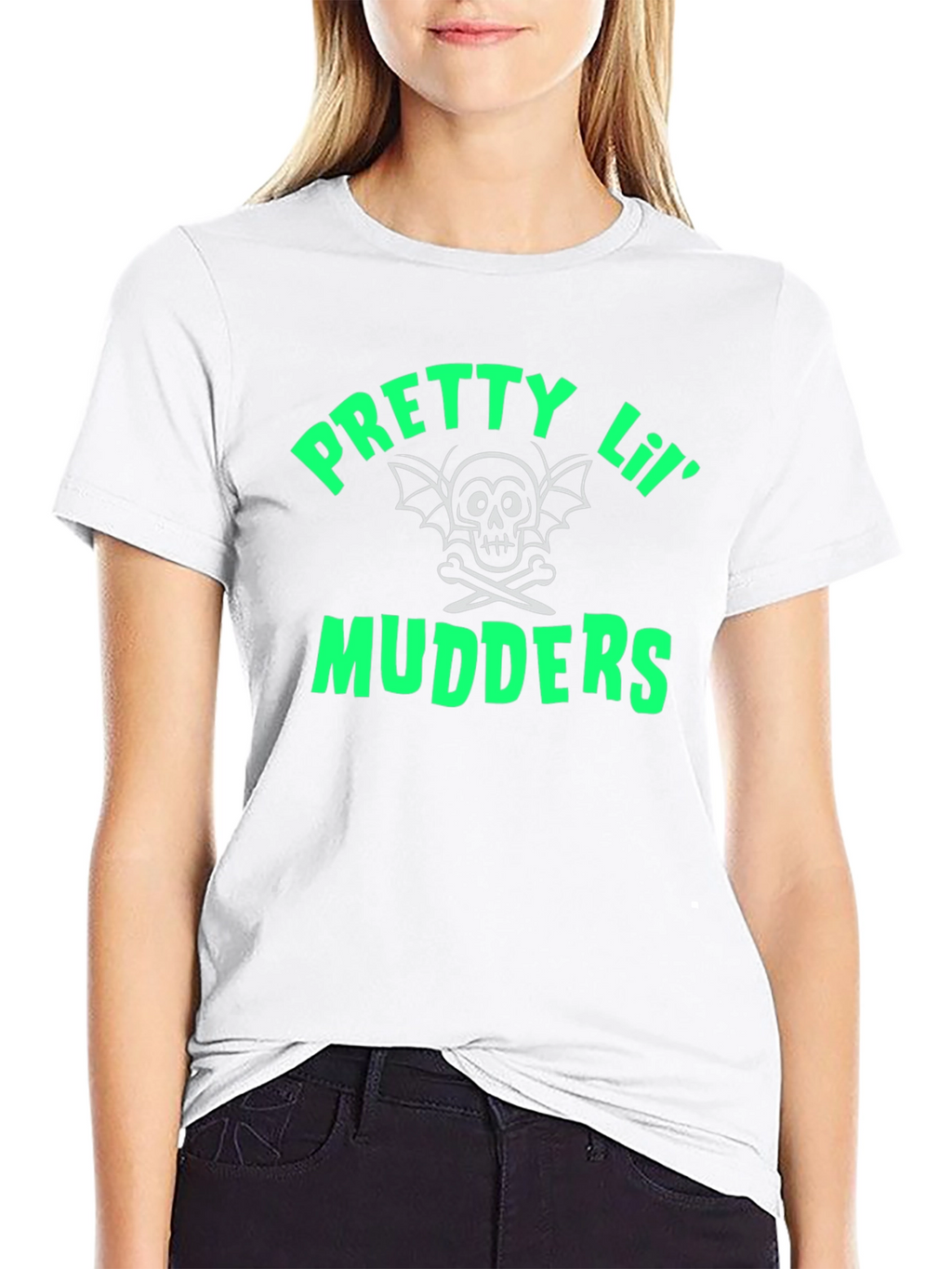 Pretty Lil Mudders Black Graphic T-Shirt