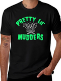 Pretty Lil Mudders Black Graphic T-Shirt