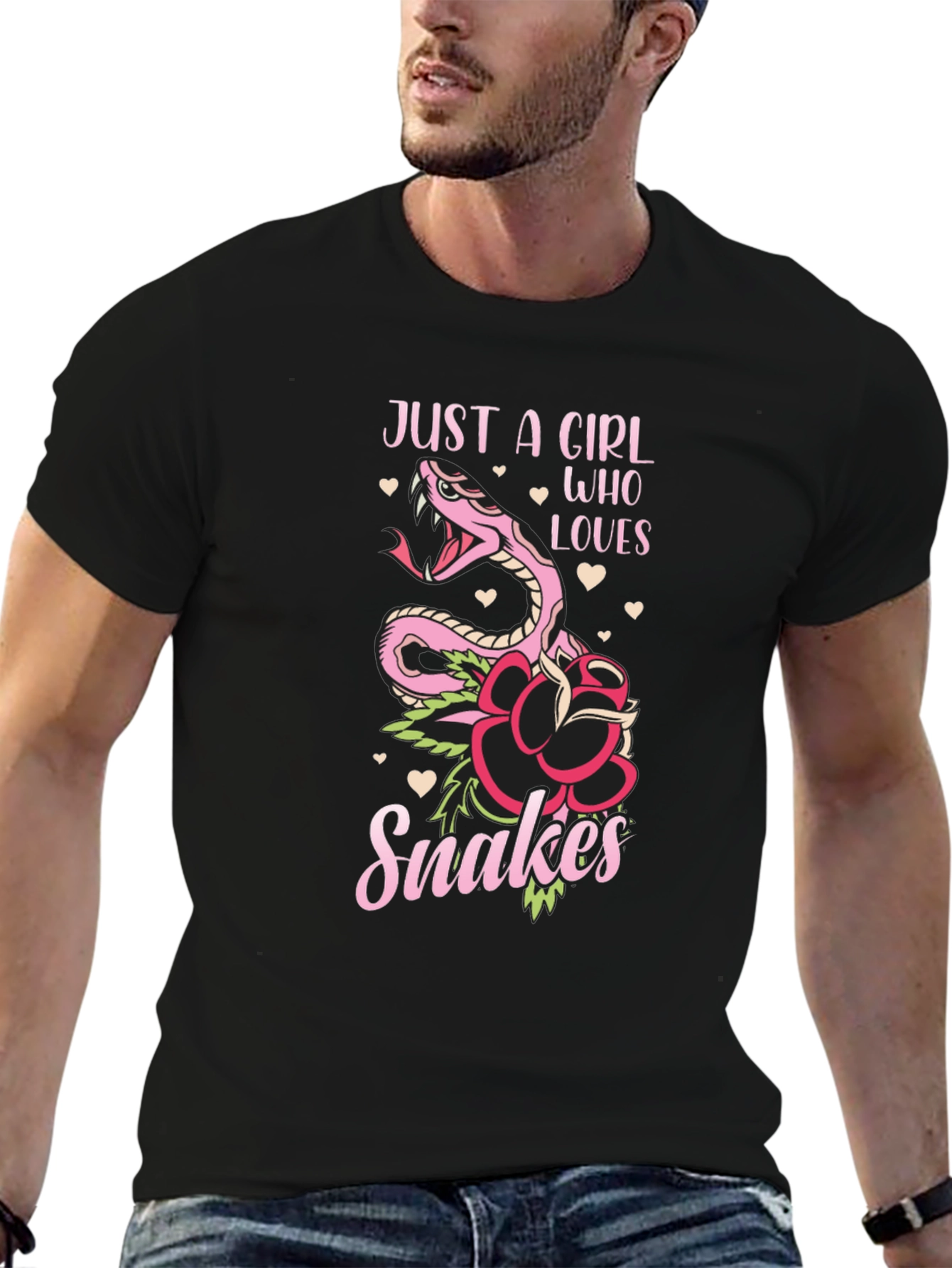 Just a Girl Who Loves Snakes T-Shirt