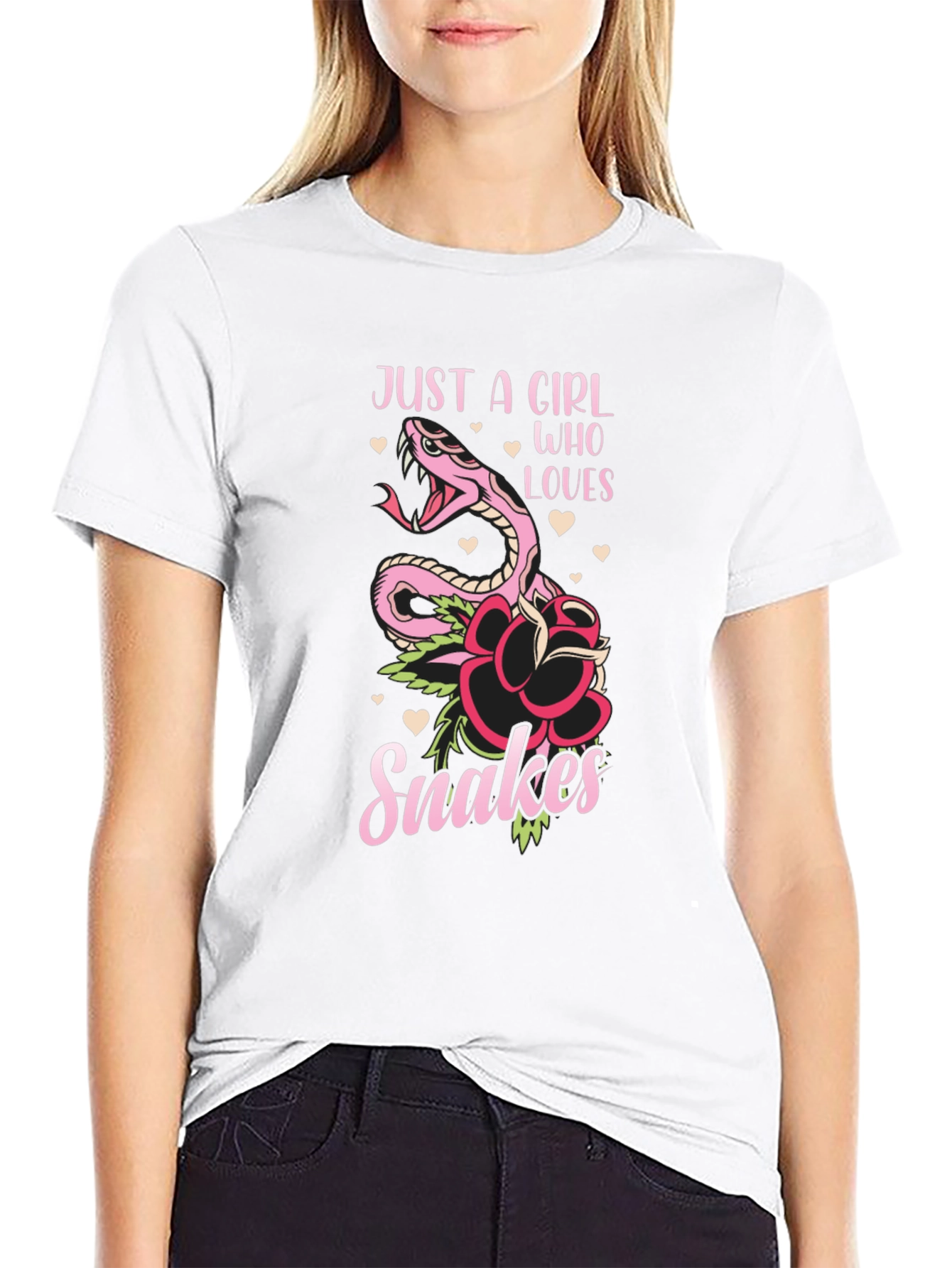 Just a Girl Who Loves Snakes T-Shirt