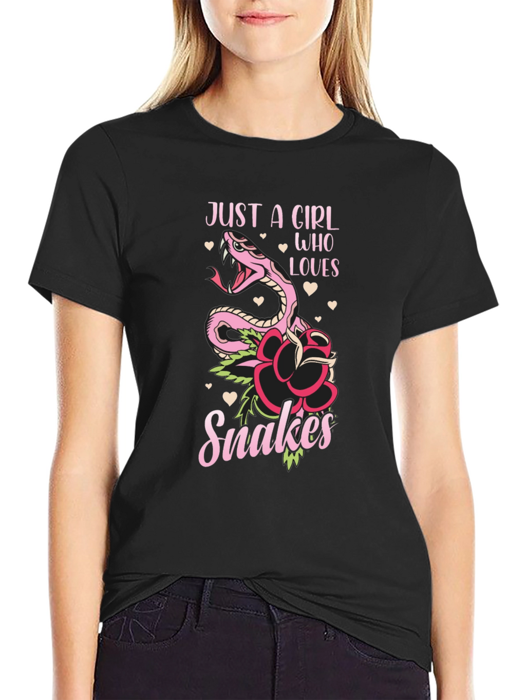 Just a Girl Who Loves Snakes T-Shirt