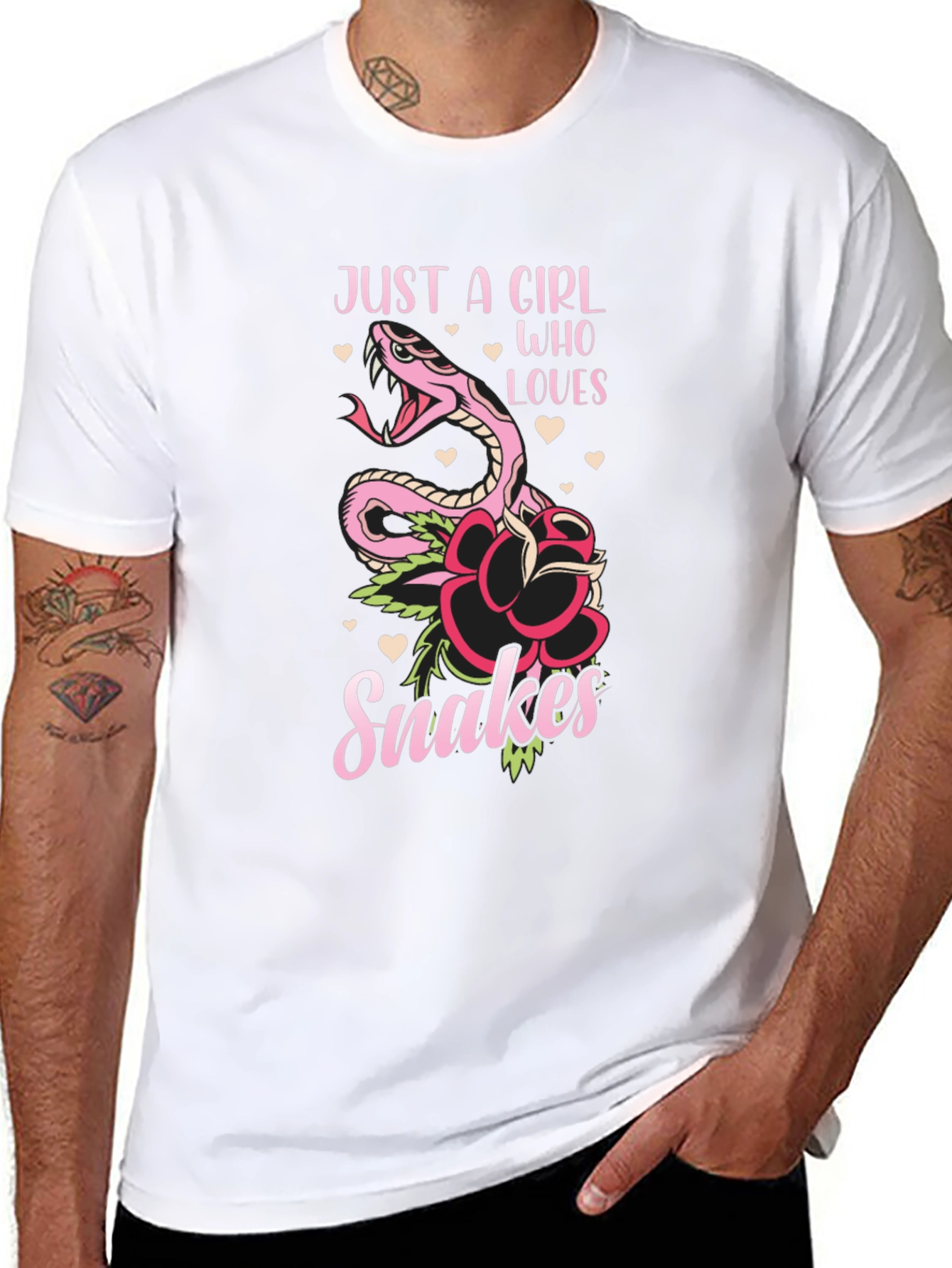 Just a Girl Who Loves Snakes T-Shirt