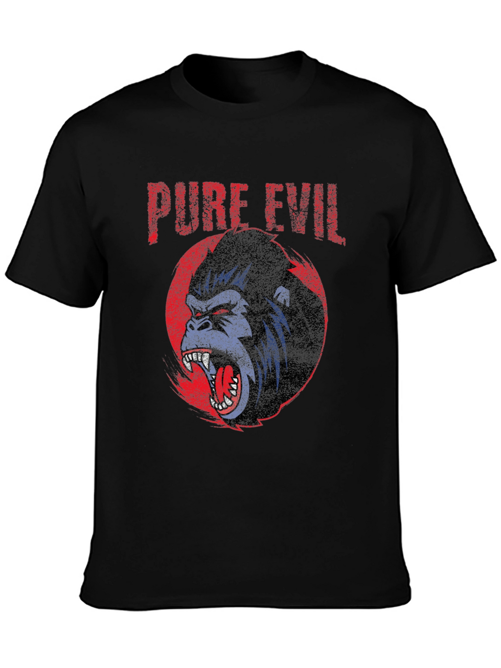 Pure Evil Gorilla Graphic T-Shirt