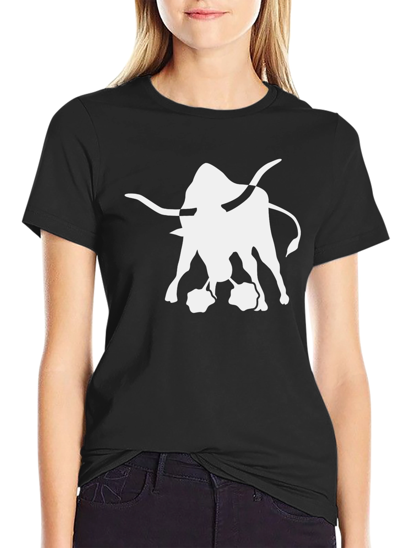 Black Bull Graphic Tee - Bold Statement T-Shirt