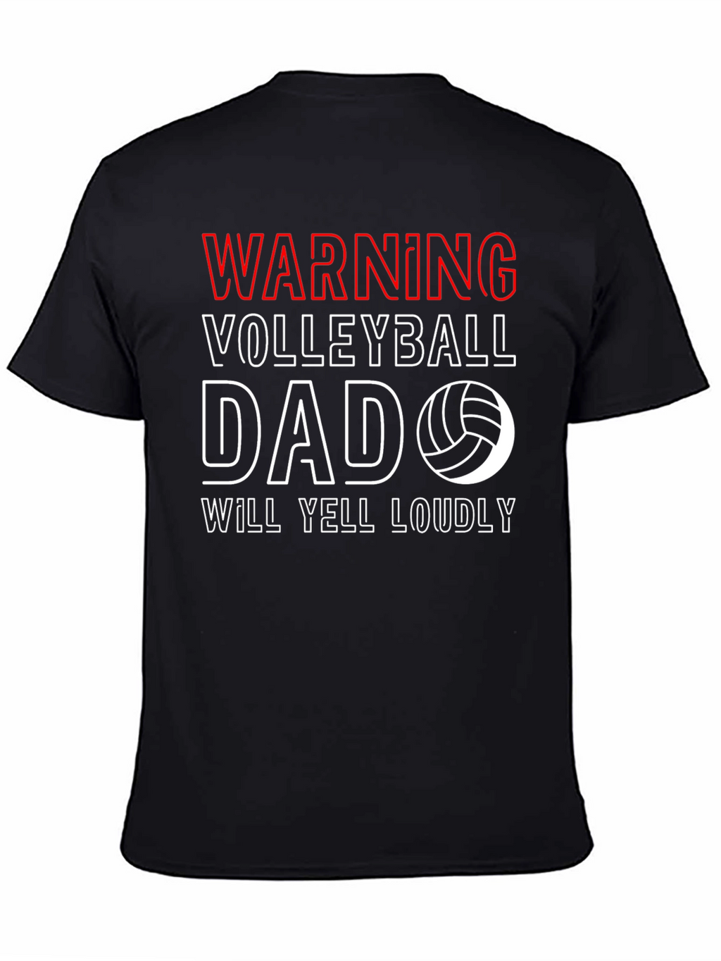 Warning Volleyball Dad T-Shirt