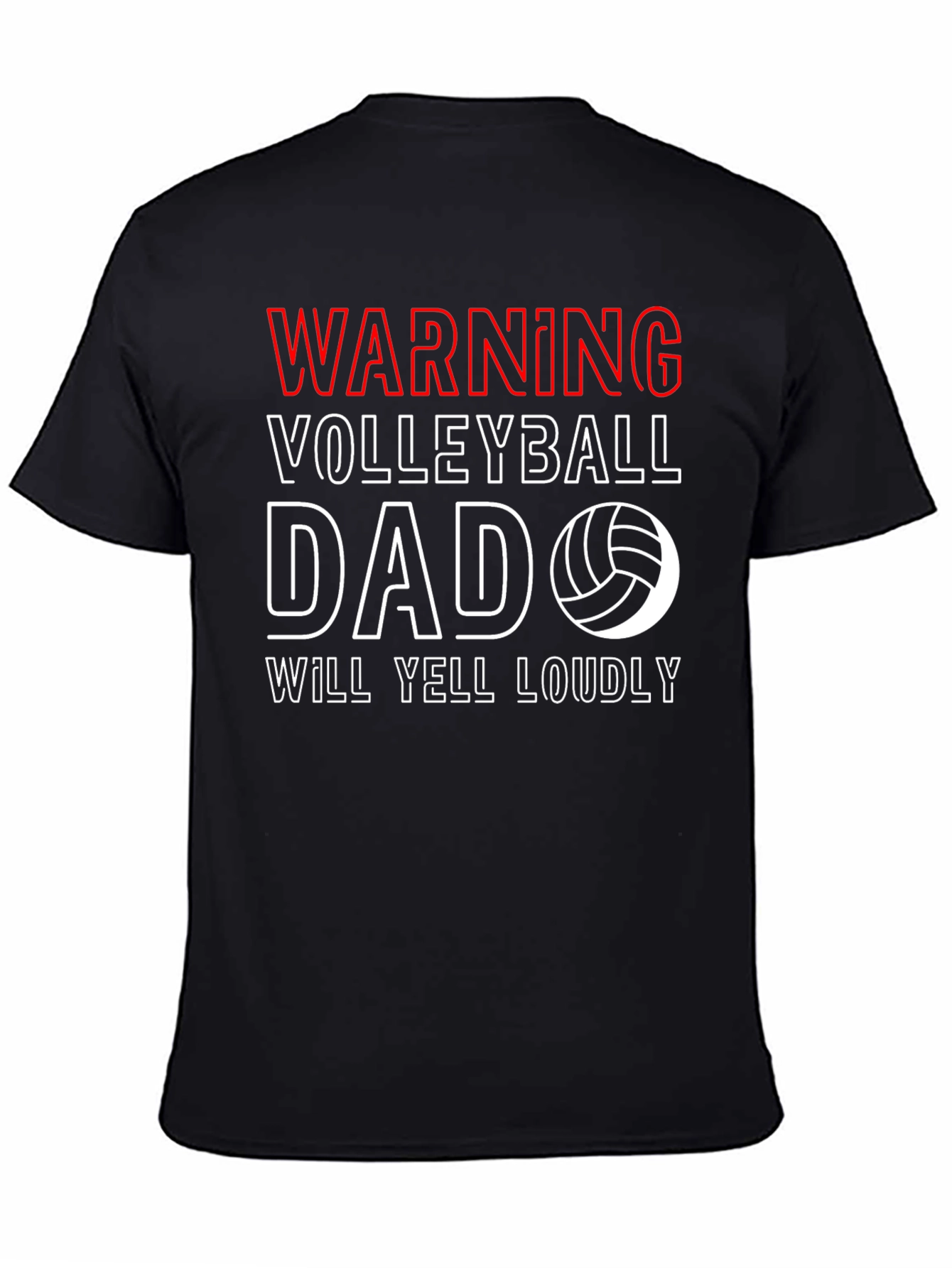 Warning Volleyball Dad T-Shirt